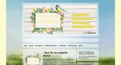 Desktop Screenshot of ovikenveckan.se