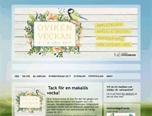 Tablet Screenshot of ovikenveckan.se
